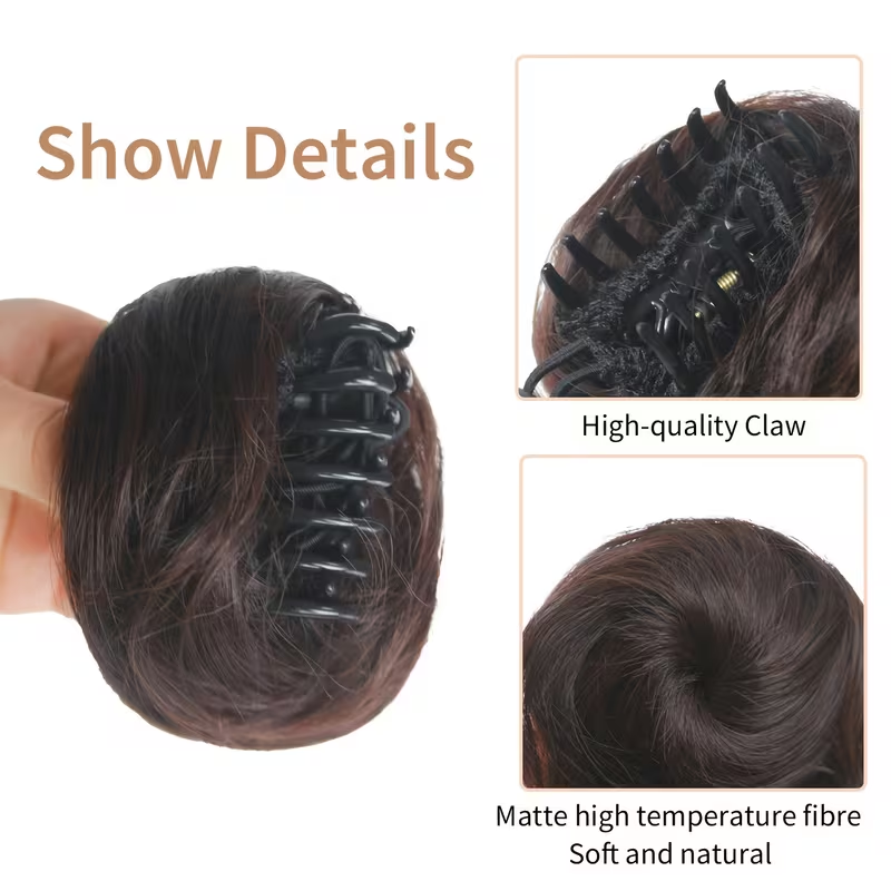 Pençe Tokalı Sentetik Saç Topu - Claw Clip Messy Bun Hair Piece incelemesi ve fiyatı