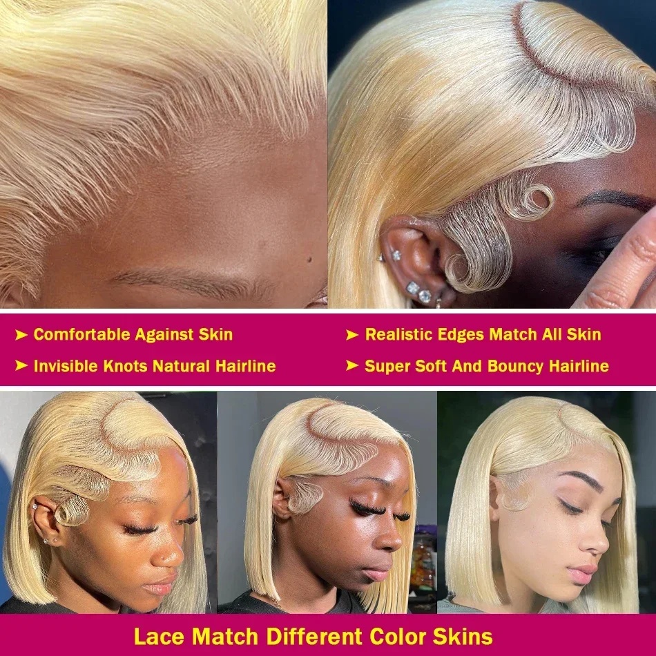 Bal Rengi Bob Peruk, İnsan Saç - Glueless Wear And Go Human Hair Wig incelemesi ve fiyatı