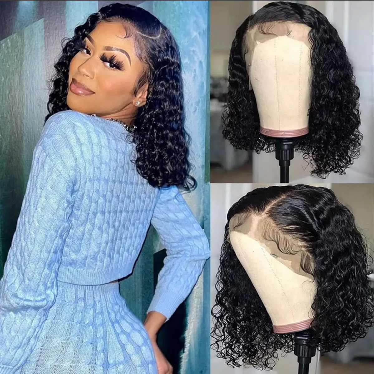 Derin Dalgalı İnsan Saçı Peruk - Glueless Wear And Go Human Hair Wig incelemesi ve fiyatı