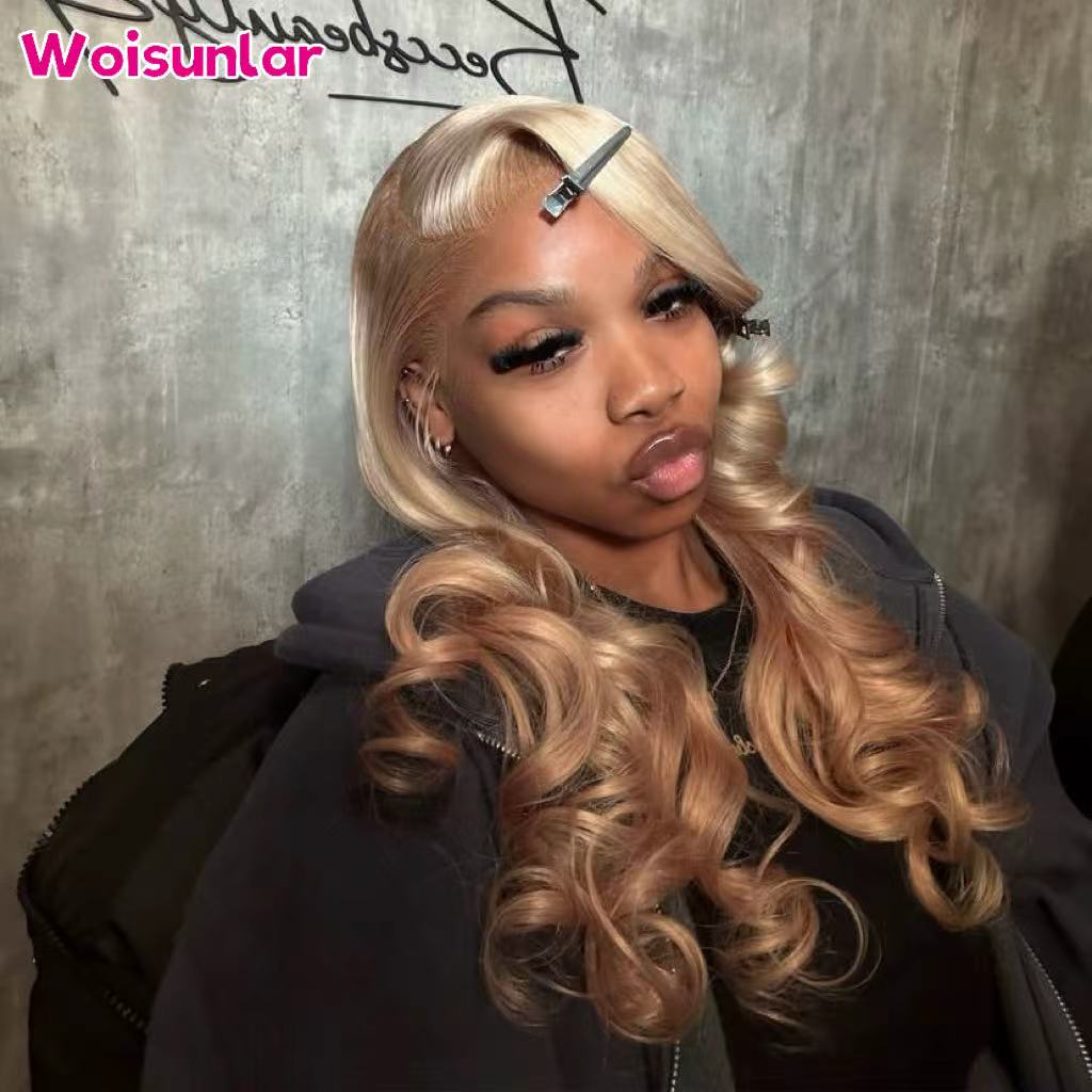 36 inç Ombre 613 ve Açık Sarı  - 613 Blonde Body Wave Lace Front Wig incelemesi ve fiyatı