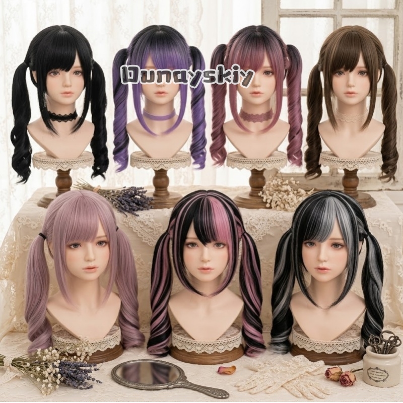 Cosplay Jirai Kei Cadılar Bayr - Synthetic Braided Wigs For Black Women incelemesi ve fiyatı