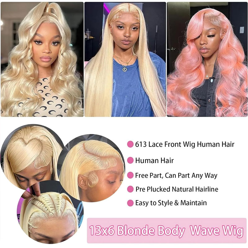 613 HD Dantel Ön Peruk, 13x6 Ö - 613 Blonde Body Wave Lace Front Wig incelemesi ve fiyatı